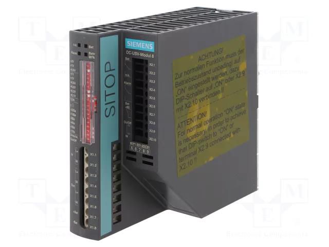 Power supply: UPS; for DIN rail; 24VDC; 6A; for DIN rail mounting SIEMENS 6EP1931-2DC21