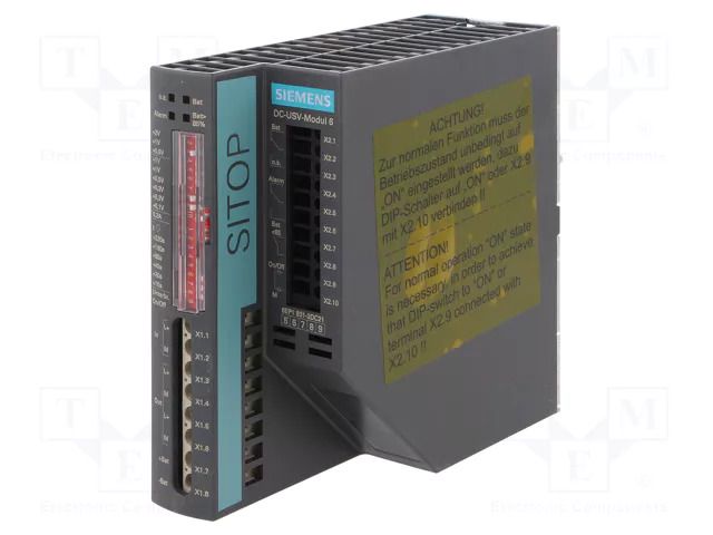 Power supply: UPS; for DIN rail; 24VDC; 6A; for DIN rail mounting SIEMENS 6EP1931-2DC21