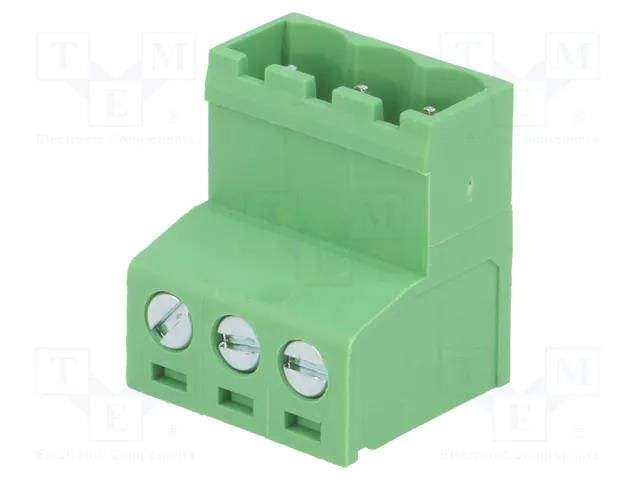 Pluggable terminal block; 5.08mm; ways: 3; straight; plug; male DEGSON ELECTRONICS 2EDGKR-5.08-03P14