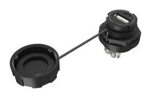 ADAPTER, USB 2.0 TYPE A PLUG-PLUG, IP67 MRUAFE15100
