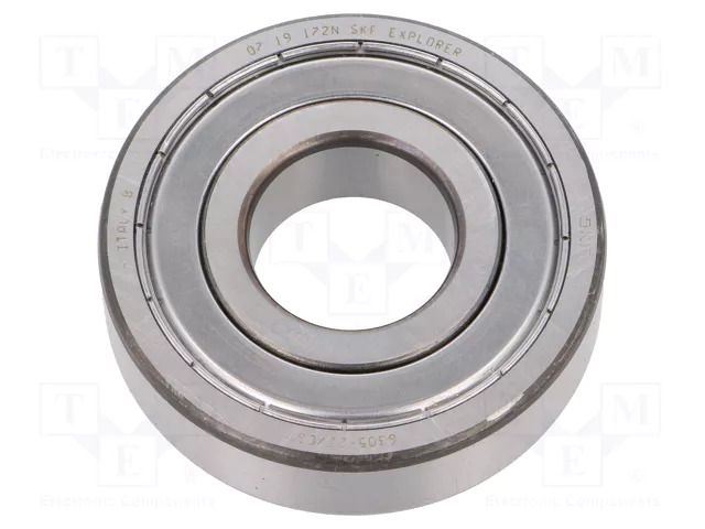 Bearing: single row deep groove ball; Øint: 25mm; Øout: 62mm SKF SKF6305-2Z/C3