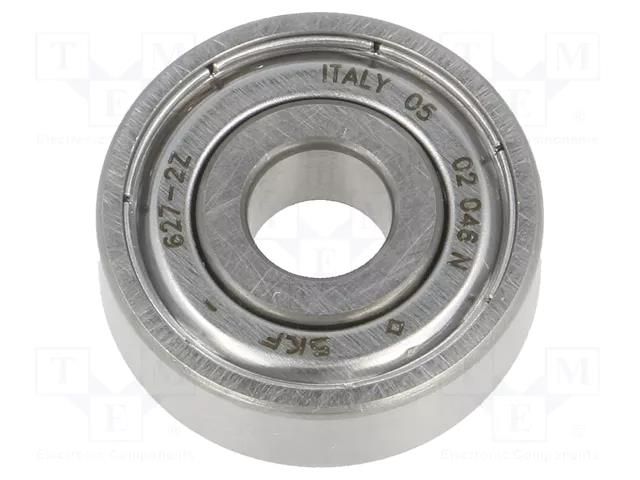 Bearing: single row deep groove ball; Øint: 7mm; Øout: 22mm; W: 7mm SKF SKF627-2Z