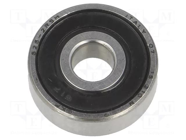 Bearing: single row deep groove ball; Øint: 6mm; Øout: 19mm; W: 6mm SKF SKF626-2RSH