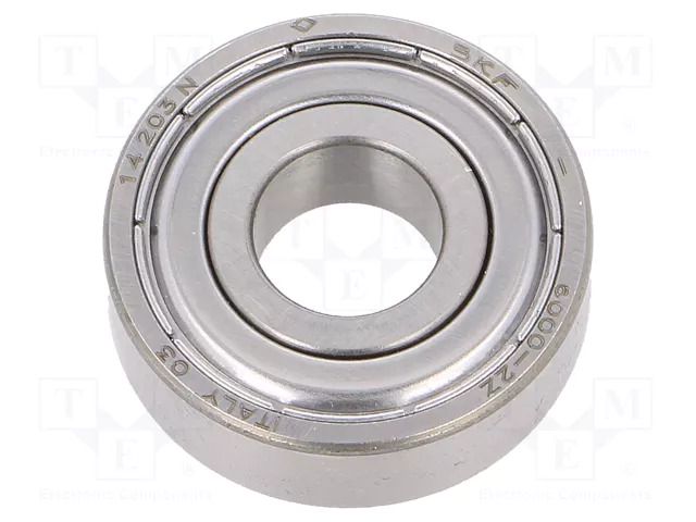 Bearing: single row deep groove ball; Øint: 10mm; Øout: 26mm SKF SKF6000-2Z