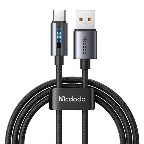 Mcdodo CA-5180 USB-A to USB-C cable, 1.2m (black), Mcdodo CA-5180