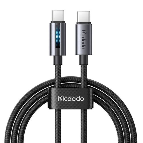 Mcdodo CA-5740 USB-C to USB-C cable, 100W 1.2m (black), Mcdodo CA-5740