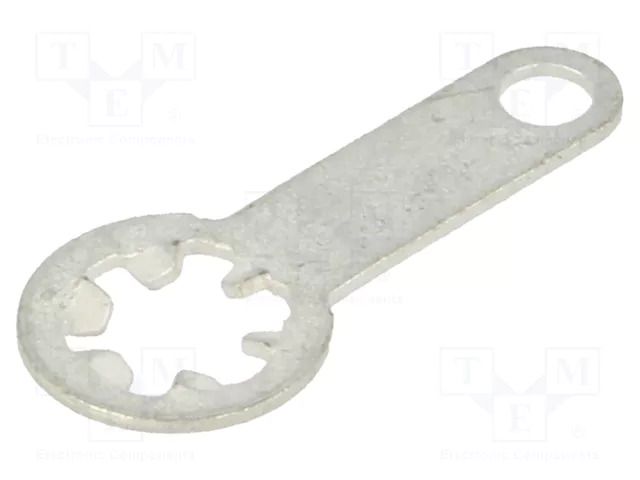 Tip: solder lug ring; 0.45mm; M3,5; Ø: 3.6mm; soldering; screw KEYSTONE KEYS916