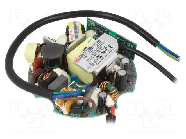 Power supply: switching; LED; 96W; 28.8÷48VDC; 2000mA; 90÷305VAC MEAN WELL HBG-100P-48B