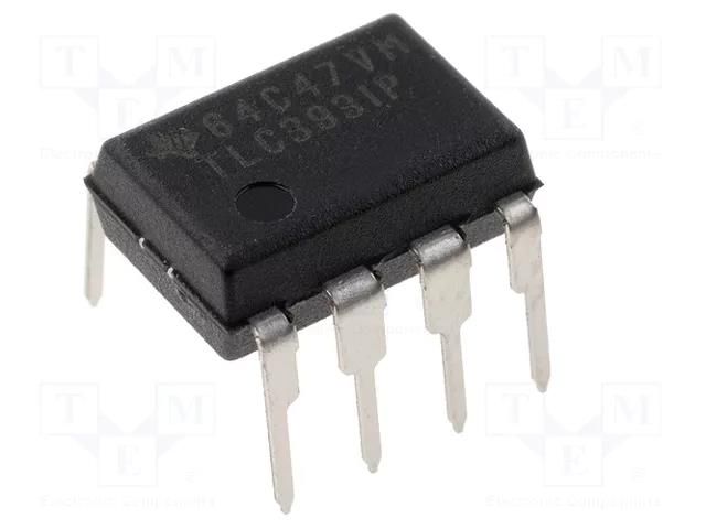 IC: comparator; low-power; Cmp: 2; 2.5us; 3÷16V; THT; DIP8 TEXAS INSTRUMENTS TLC393IP