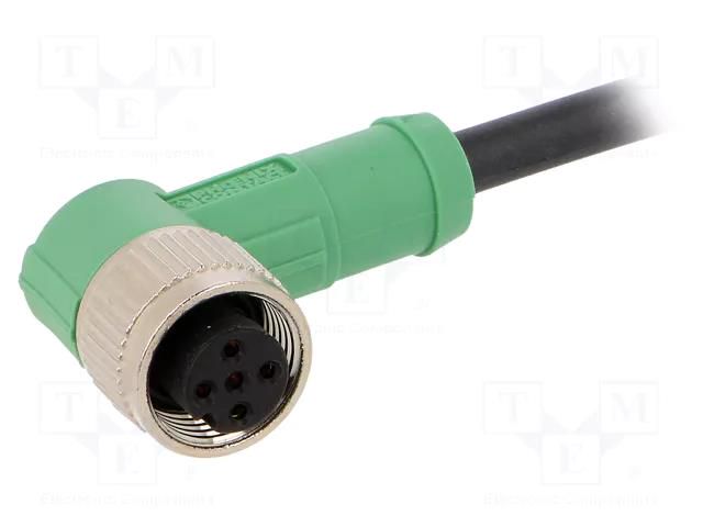 Cable: for sensors/automation; M12; PIN: 5; angled; 1.5m; plug; 4A PHOENIX CONTACT 1669851