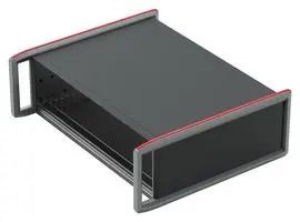 CASE, DESKTOP, ALUMINIUM, 4U, 42HP 24580-421