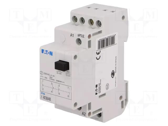 Relay: installation; monostable; NC x4; Ucoil: 230VAC; 35x90x60mm EATON ELECTRIC Z-R230/4O