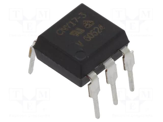 Optocoupler; THT; Ch: 1; OUT: transistor; Uinsul: 5.3kV; Uce: 70V VISHAY CNY17-3-VIS