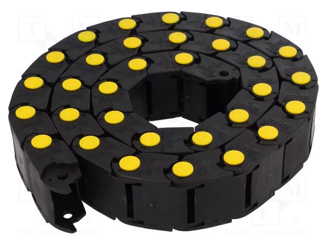 Cable chain; MEDIUM; Bend.rad: 40mm; L: 990mm; Int.height: 18mm BREVETTI 300025040