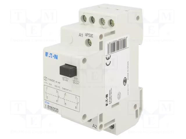 Relay: installation; monostable; NC x2 + NO x2; Ucoil: 110VDC EATON ELECTRIC Z-R109/2S2O