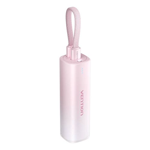 Powerbank 5000mAh Vention FHWR0 20W + USB-C to lightning cable (pink), Vention FHWR0