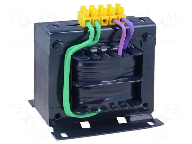 Transformer: mains; 800VA; 500VAC; 24V; Leads: terminal block; IP00 BREVE TUFVASSONS TMM800/A500/24V