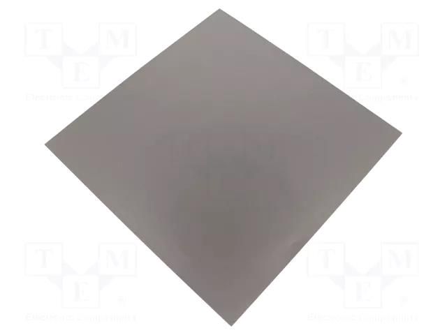 Shielding mat; 240x240x0.1mm; Permeability: 130; self-adhesive KEMET EFF01-240X240T08