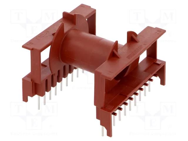 Coil former: with pins; plastic; THT; H: 40.3mm; X1: 45.72mm; 2x10 WEISSER WE-3701H