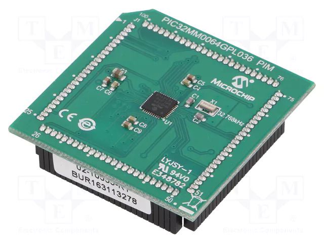 Plug-in module; PIC32MM0064GPL036; adapter MICROCHIP TECHNOLOGY MA320020
