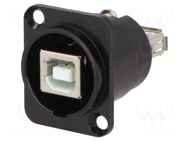 Adapter; USB A socket-back,USB B socket-front; FT; USB 2.0 CLIFF CP30115