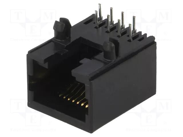 Connector: RJ45; socket; PIN: 8; 8p8c; on PCBs; THT; angled 90° KEYSTONE KEYS943