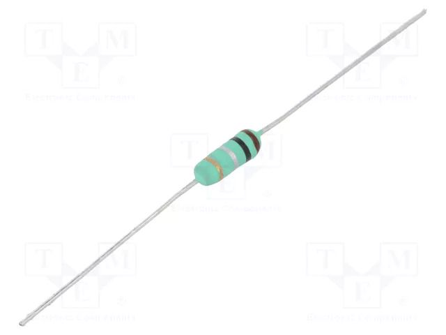 Resistor: wire-wound; THT; 360mΩ; 1W; ±5%; Ø0.54x28mm; Ø3x9mm; axial ROYALOHM KNP01U-0R36