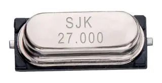 CRYSTAL, 27MHZ, 18PF, SMD, 11.4MMX4.73MM MP-6C-27.00-18-20-30-F-B-30-H