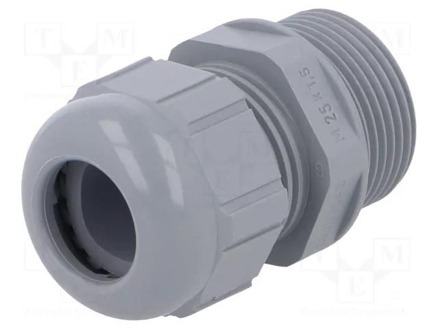 Cable gland; with long thread; M25; 1.5; IP68,IP69K; polyamide LAPP STR-ISO-M25-R7001