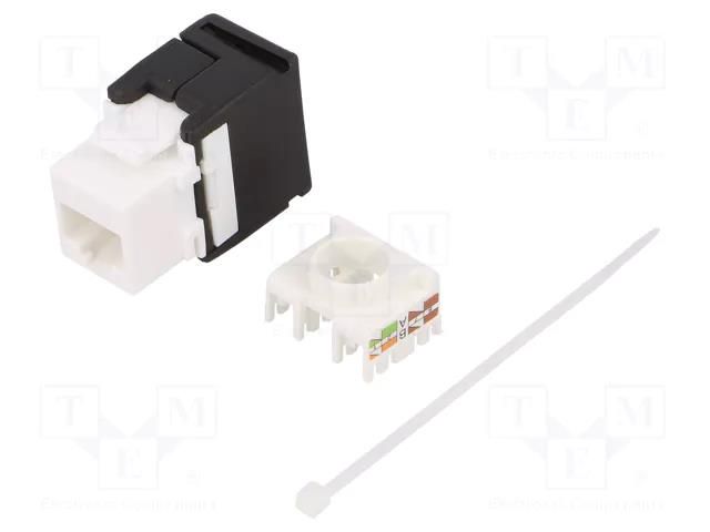 Connector: RJ45; socket; PIN: 8; Cat: 6; Keystone,unshielded; 8p8c LOGILINK LOG-NK4007