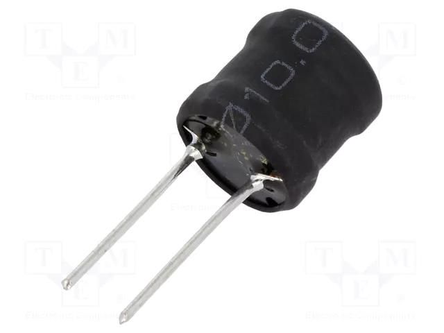 Inductor: wire; THT; 3.3mH; Ioper: 500mA; 4.65Ω; ±10%; Isat: 300mA FERROCORE COIL1010-3.3