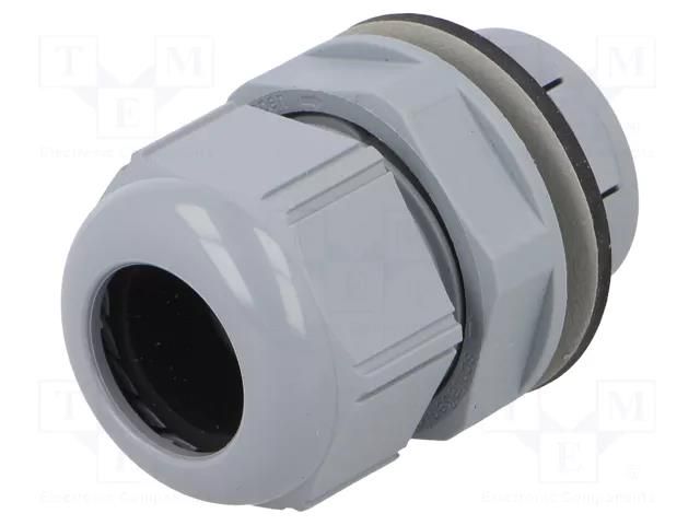 Cable gland; IP68; polyamide; dark grey; push-in; SKINTOP® LAPP CLICK-M25-RAL7001