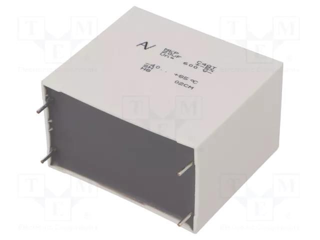 Capacitor: polypropylene; 20uF; THT; ESR: 1.9mΩ; C4AT; ±5%; 600VDC KEMET C4ATHBW5200A3NJ