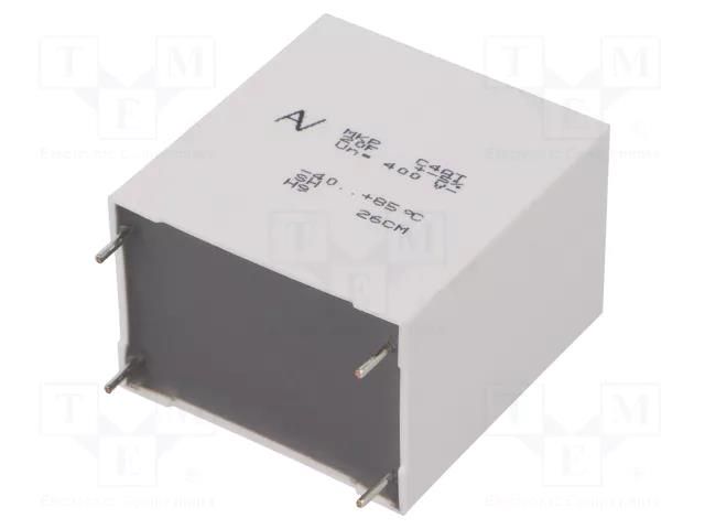 Capacitor: polypropylene; 20uF; THT; ESR: 1.4mΩ; C4AT; ±5%; 400VDC KEMET C4ATFBW5200A3LJ