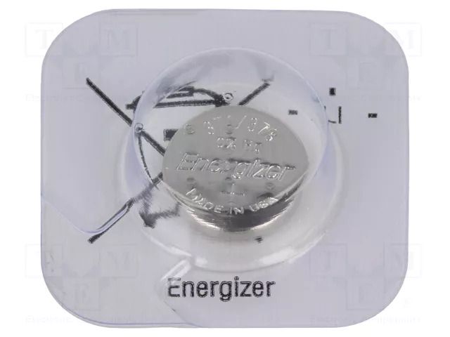 Battery: silver; 370,371,coin; 1.55V; non-rechargeable ENERGIZER BAT-EG370/371