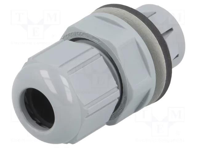 Cable gland; IP68; polyamide; dark grey; push-in; SKINTOP® LAPP CLICK-M16-RAL7001