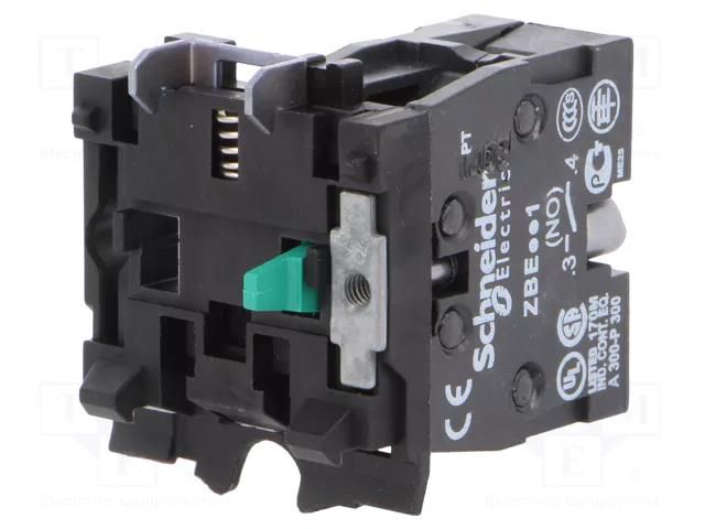 Contact block; 22mm; Harmony XB4; -40÷70°C; front fixing SCHNEIDER ELECTRIC ZBE501