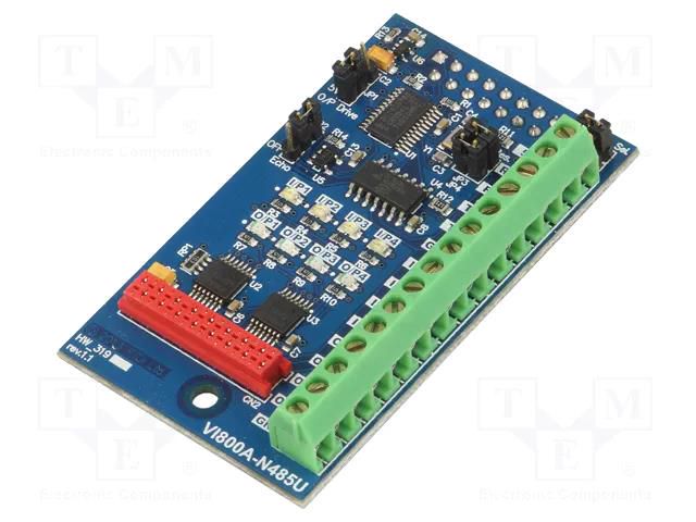 Extension module; 63.5x37.5mm; Micro-MaTch,screw terminal BRIDGETEK VI800A-N485U