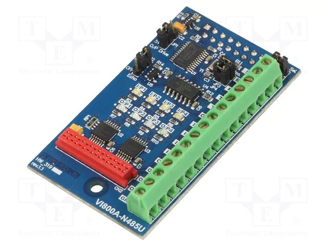 Extension module; 63.5x37.5mm; Micro-MaTch,screw terminal BRIDGETEK VI800A-N485U