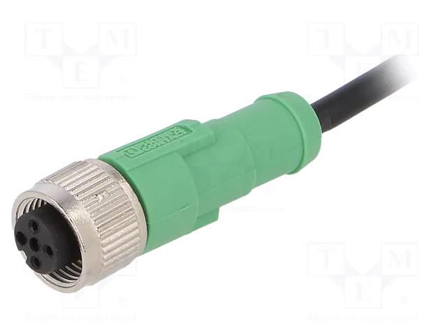 Cable: for sensors/automation; M12; PIN: 3; straight; 3m; plug; 4A PHOENIX CONTACT 1414452