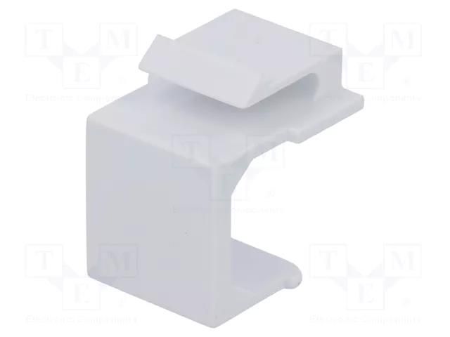 Protection cap; white; for panel mounting,snap fastener LOGILINK LOG-NK0090