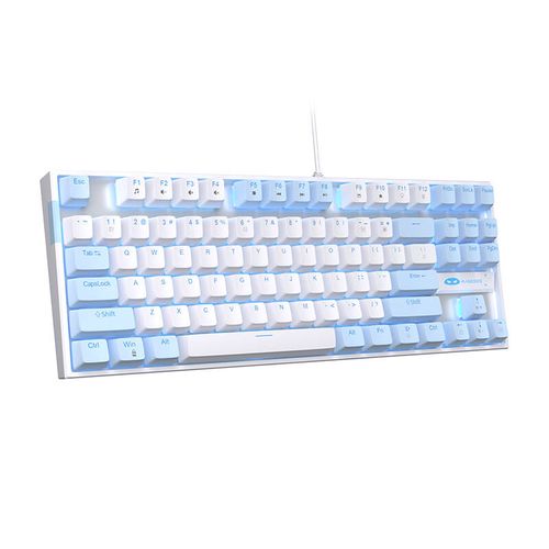 MageGee MK-STAR wired keyboard (blue and white), MageGee MK-STAR Bw Red