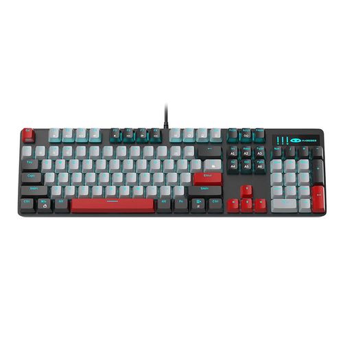 MageGee MK-STORM wired keyboard (black-gray), MageGee MK-STORM Bg Blue