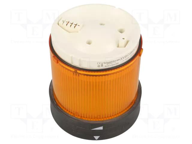 Module: light signaller; orange; bulb BA15D; 48÷230VAC; IP65 SCHNEIDER ELECTRIC XVBC4M5