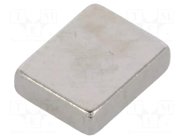 Magnet: permanent; neodymium; 5N; H: 2mm; W: 6mm; L: 7.5mm ELESA+GANTER GN55.4-ND-7.5-6-2