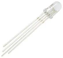 LED, RGB, 624/525/470NM, 25DEG, 5MM QBL8RGB25C0