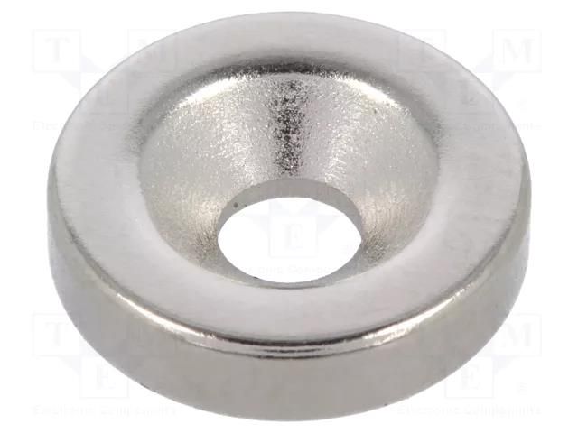 Magnet: permanent; neodymium; 29N; Ø: 15mm; H: 3.5mm ELESA+GANTER GN55.1-ND-15-4.5