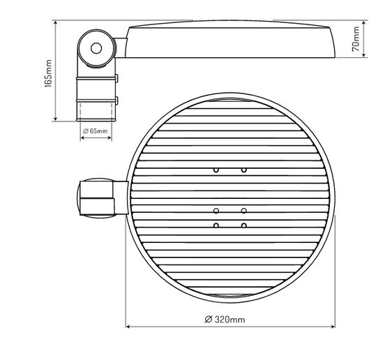 Tänavavalgusti LED 230V 40W 4800lm, 120° 4000K neutral white, ELIDA, IP65, IK08 475473 5907777475473