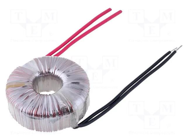 Transformer: toroidal; 100VA; 230VAC; 21V; 4.76A; Leads: cables INDEL TST100W/21V