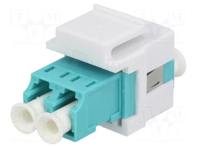 Connector: fiber optic; socket,coupler; LC,both sides; female LOGILINK LOG-NK0031